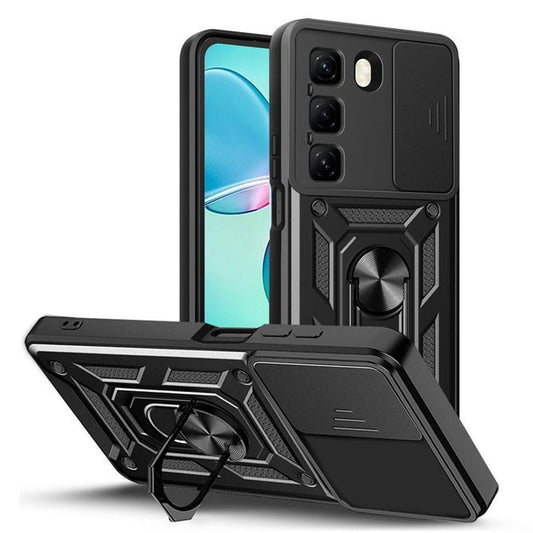 [FREE SHIPPING] ARMOR SHOCKPROOF (WITH RING HOLDER) FULL PROTECTION CASE INFINIX HOT 50 PRO PLUS