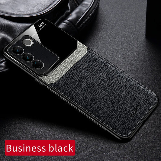 [FREE SHIPPING] LUXURY LEATHER CAE FOR VIVO V27E