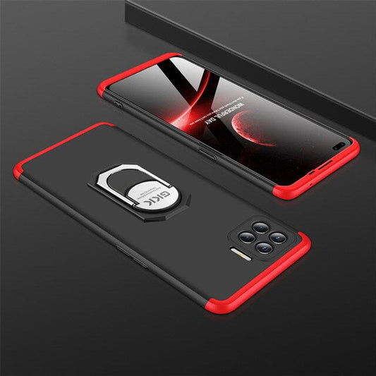 [ FREE SHIPPING] Oppo F17 Pro - Gkk Original Shock Proof Full Protection Cover 360 Case With Ring Holder
