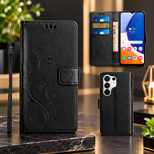 [FREE SHIPPING] BUTTERFLY FLOWER LEATHER CASE FOR TECNO CAMON 50 ULTRA