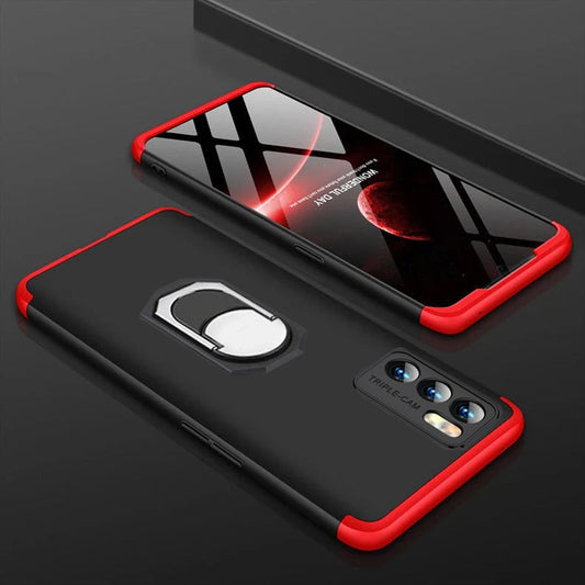 [FREE SHIPPING] Gkk 3in1 Full Protection Case With Ring Holder For Oppo A16