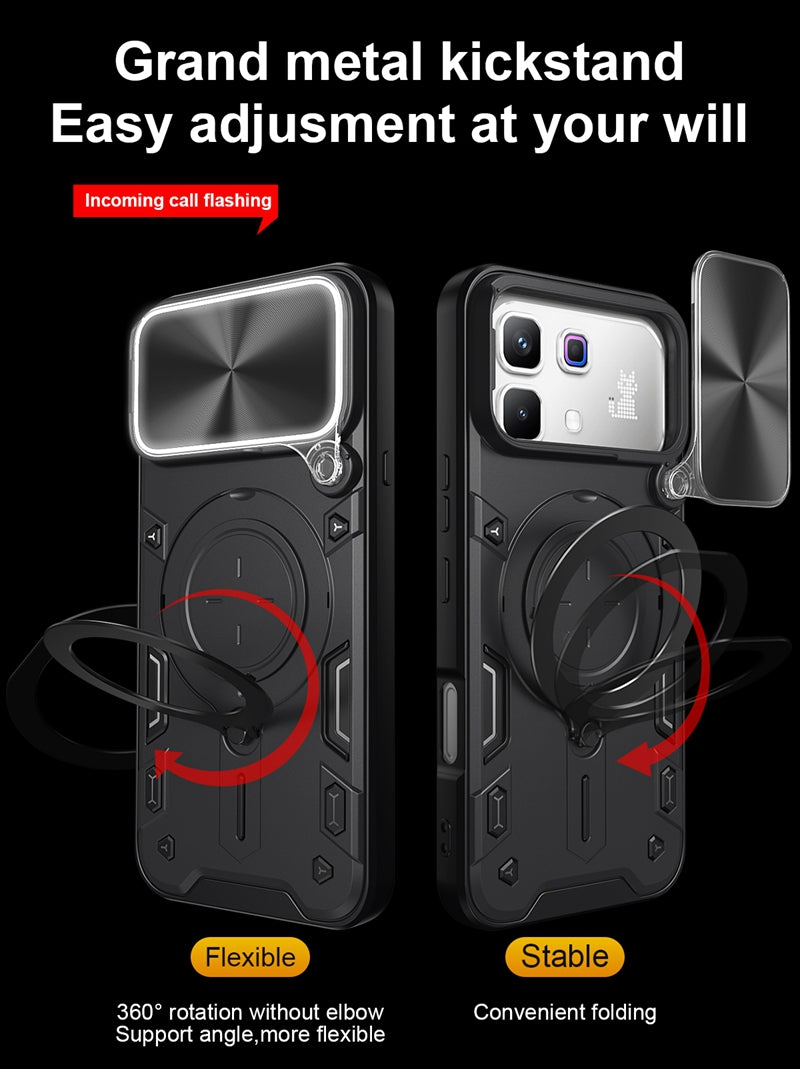 [FREE SHIPPING] METAL RING CASE FOR INFINIX NOTE 60/NOTE 60 PRO