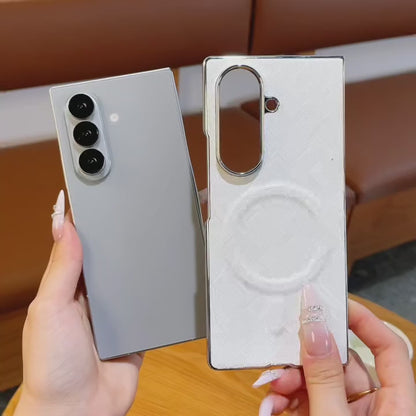 [FREE SHIPPING] ELECTROPLATED SILVER EDGE PHONE CASE FOR Z FOLD 5